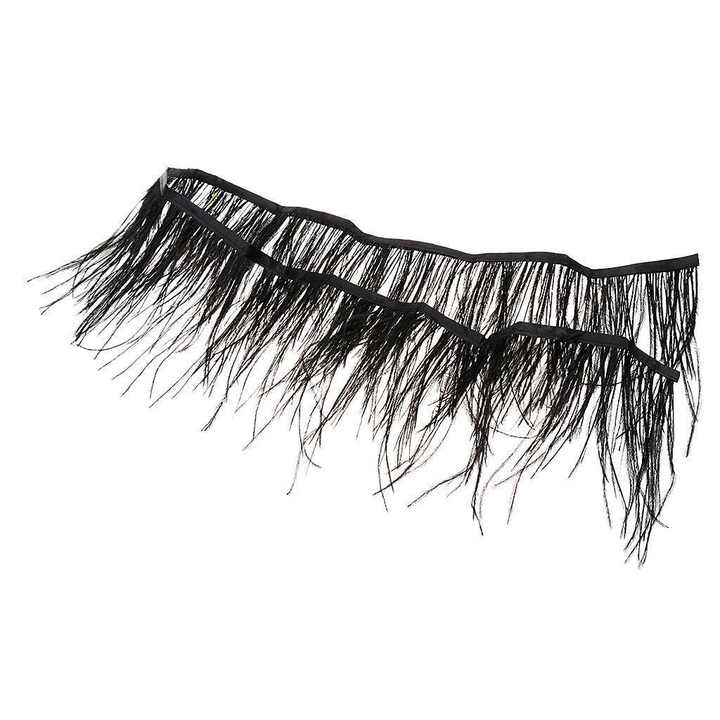 Ostrich Feather Fringe Trim DIY Sewing Crafts Clothing Party Costume Decor