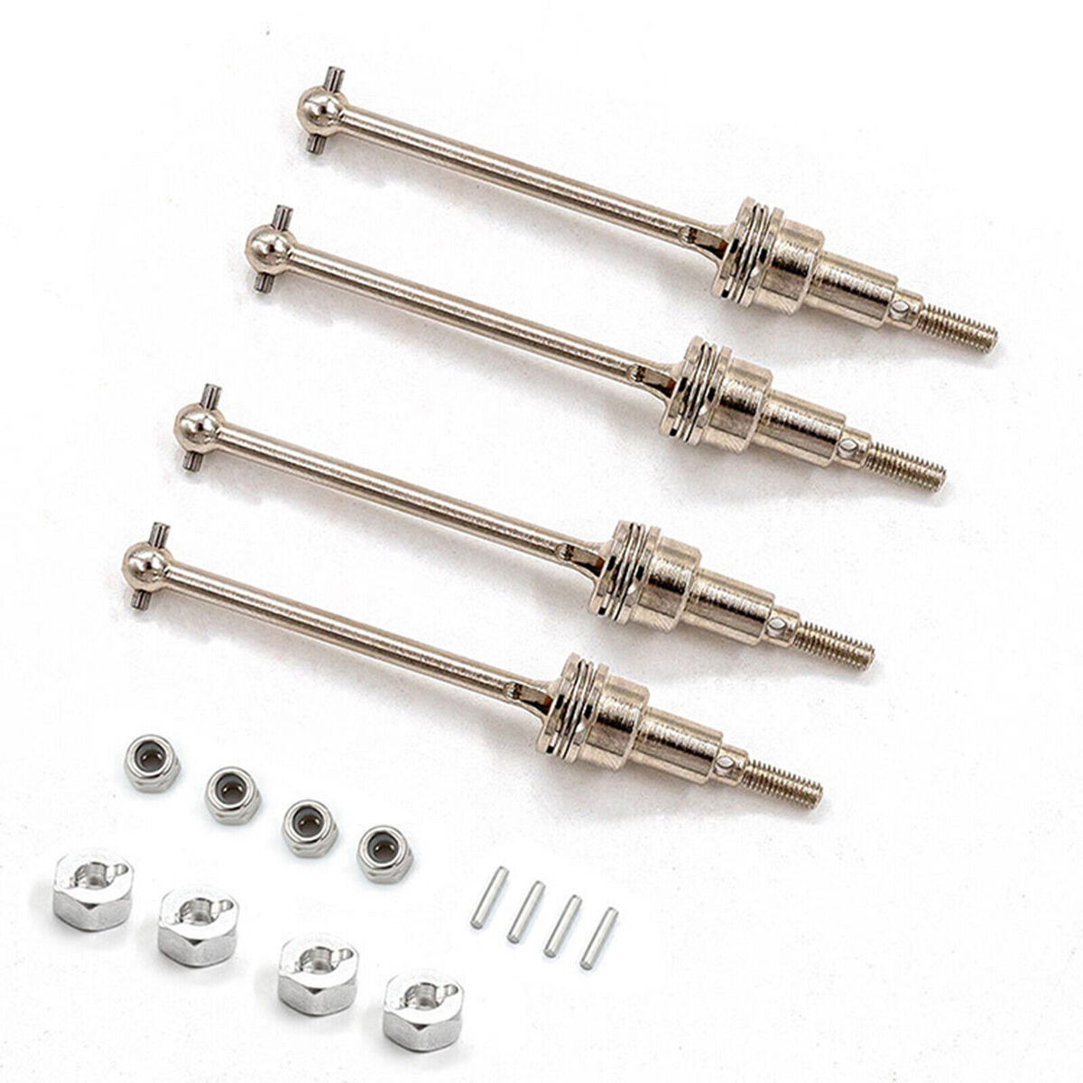 4 PCS Metal Drive Shaft 1/18 Remote Control Car for HBX 18859 18858 18856 18857
