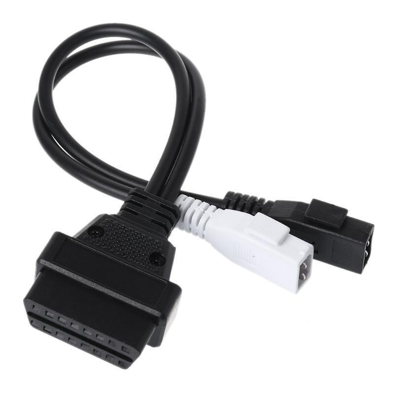 2X2 16 Pin Female OBD2 Diagnostic Connector VAG Adapter Cable Fit for Audi Skoda
