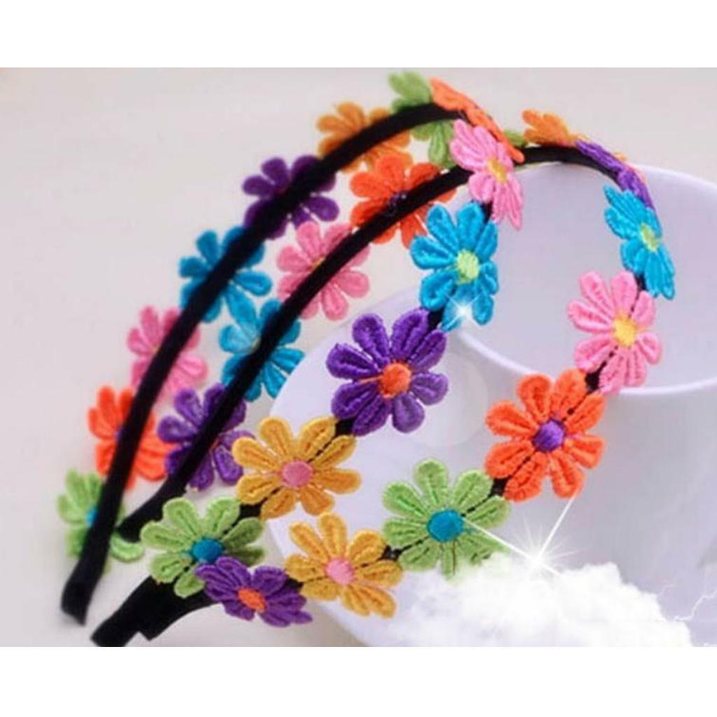 6 Yards Mixed Daisy Flowers DIY  Ribbon DIY Sewing Crafts Lace
