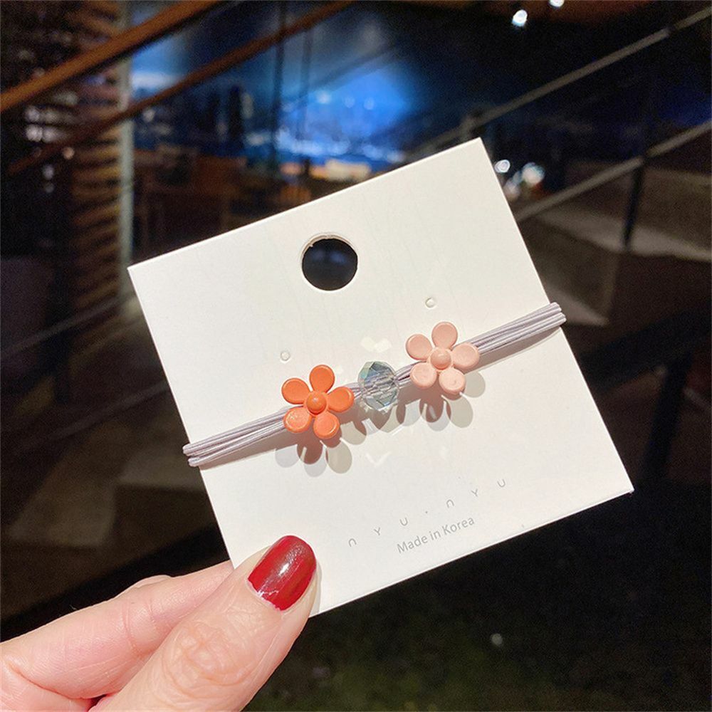 Gift Cute Hair Accessories High Elastic Hair Tie Rope Flower Hair Ring Petal