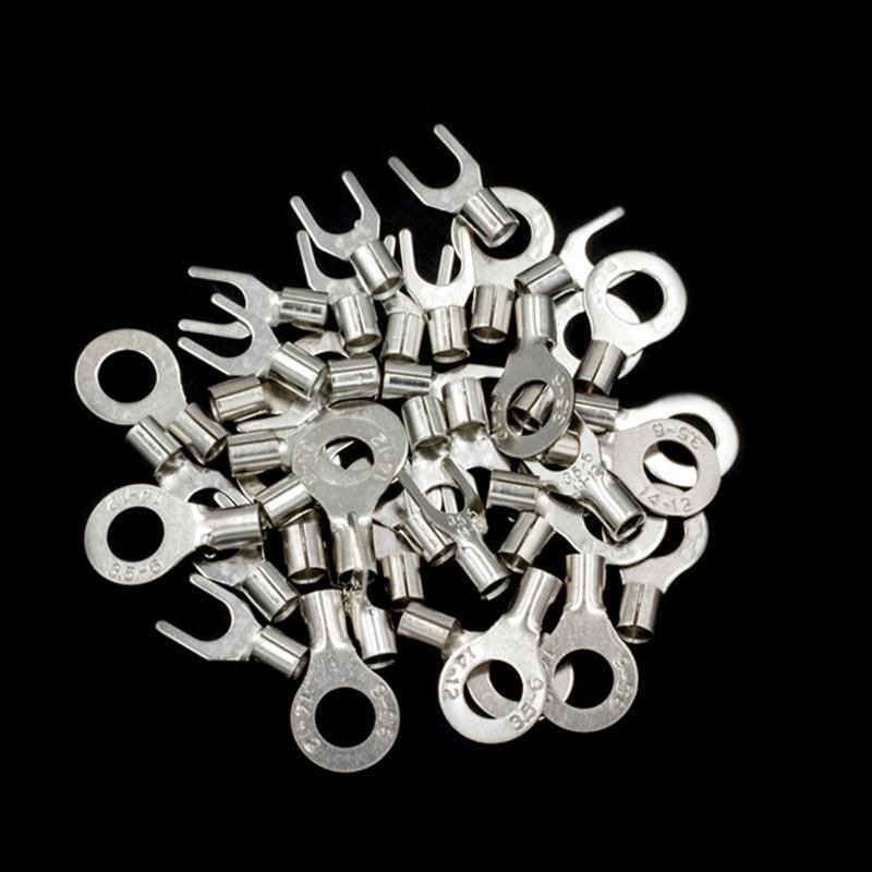 Round Cold Pressed Terminal Kit with Different Sizes Crimp Terminal Pliers Heat