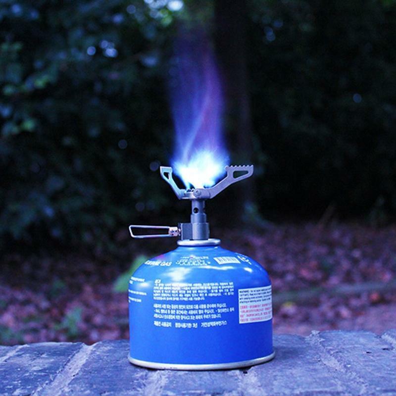 Titanium BRS Mini Portable Stove, Gas Stove for Survival Oven, Pocket, Picnic