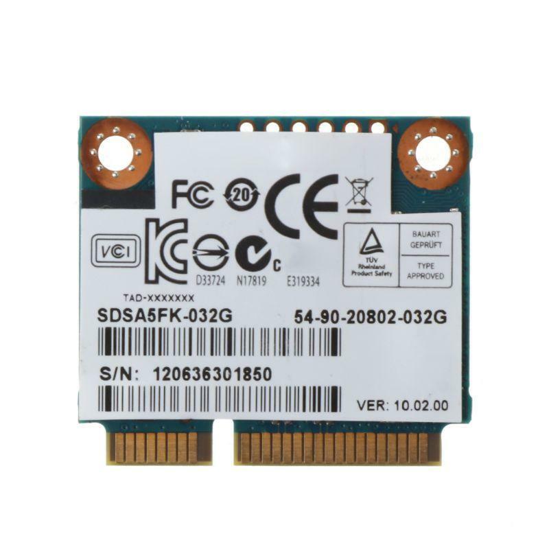 Half Size MSATA 32G SDSA5FK-032G Adapter Card Converter for PC Computer