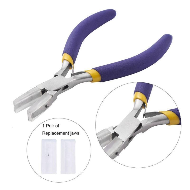 Nylon Pliers with Replacement Jaw Craft for Jewelry Making (Box Joint Structure)