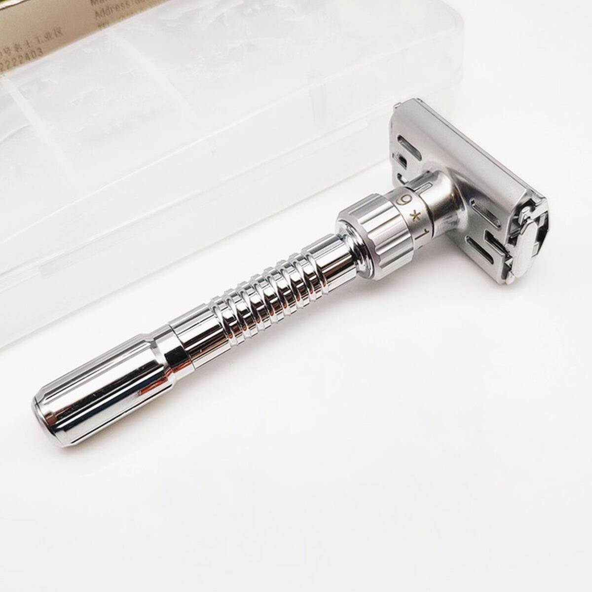 Manual Double Edge Safety Razor Eco Friendly Zinc Alloy for Everyday Use Men
