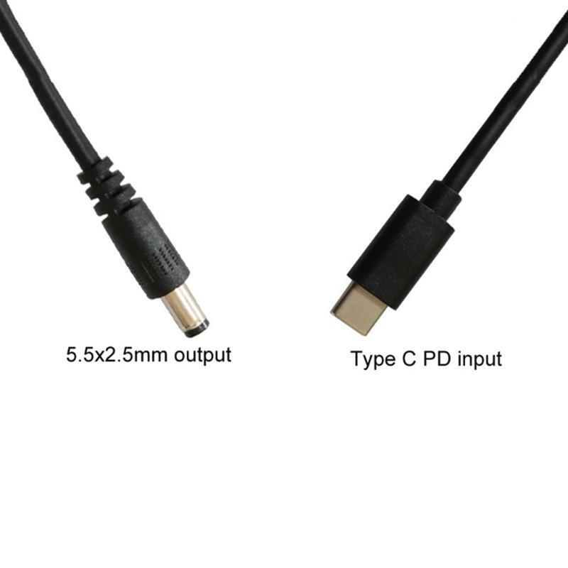 100W USB Type C Laptop Charger Universal DC 5.5x2.1mm Plug with 10 Connector