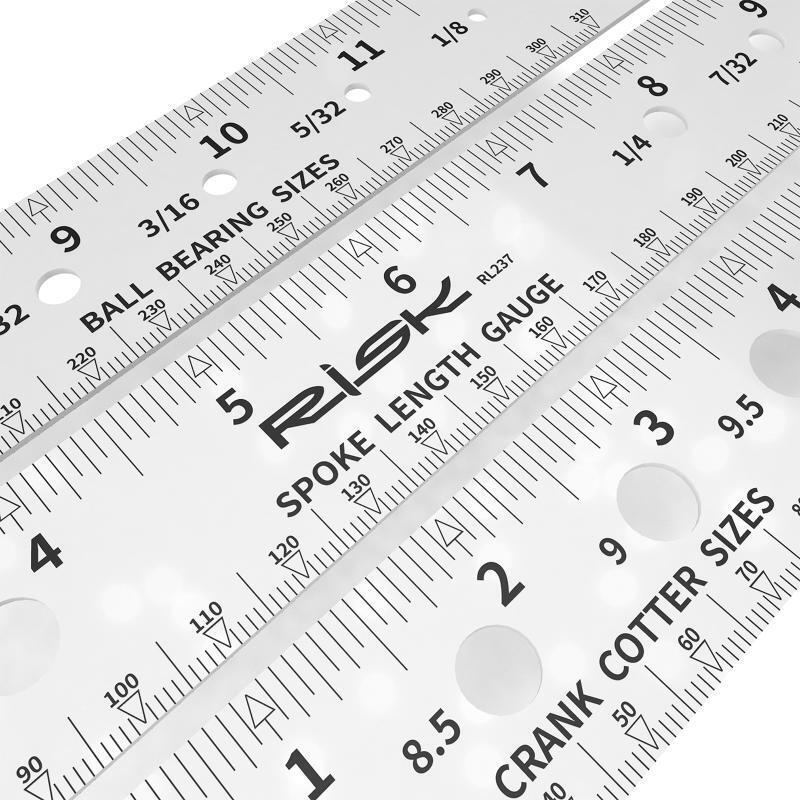 Compact Spoke Ruler Spoke Length Measurer Spoke Size Measurement Tool for Bike
