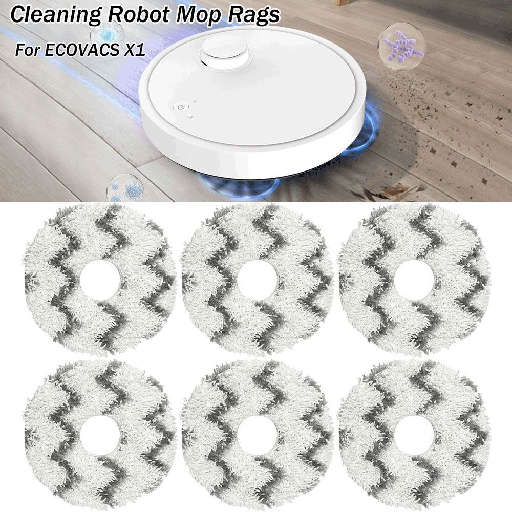 Cleaner Accessories Mopping Pads Mop Cloth Cleaning Robot Mop Rags Mop Pads