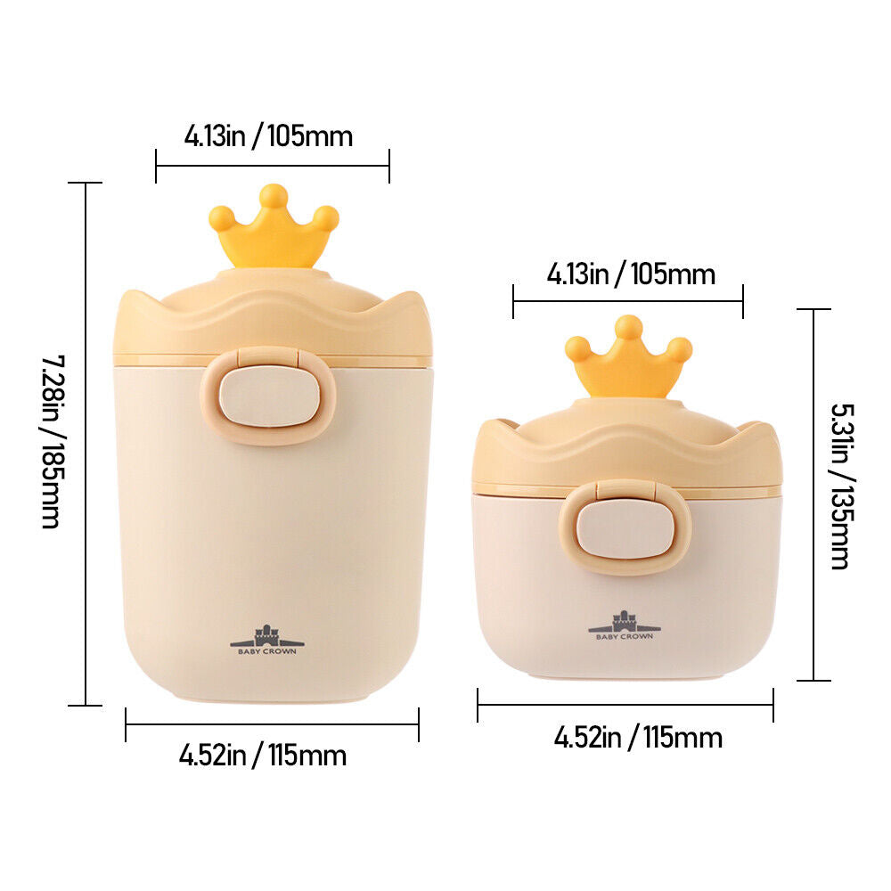 Infant Powder Storage Box Formula Dispenser Milk Powder Box Snacks Container