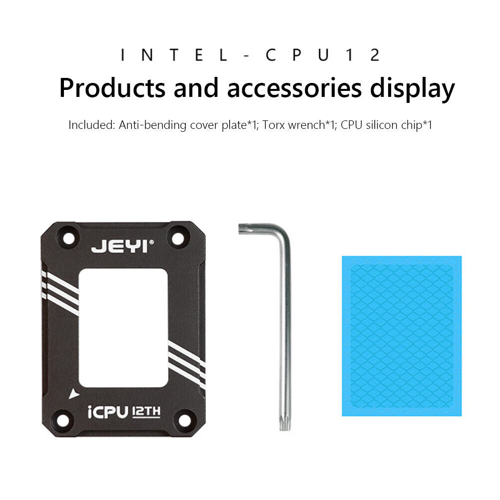JEYI CNC CPU Bending Correction Fixing Buckle for LGA1700-BCF Intel Gen 12