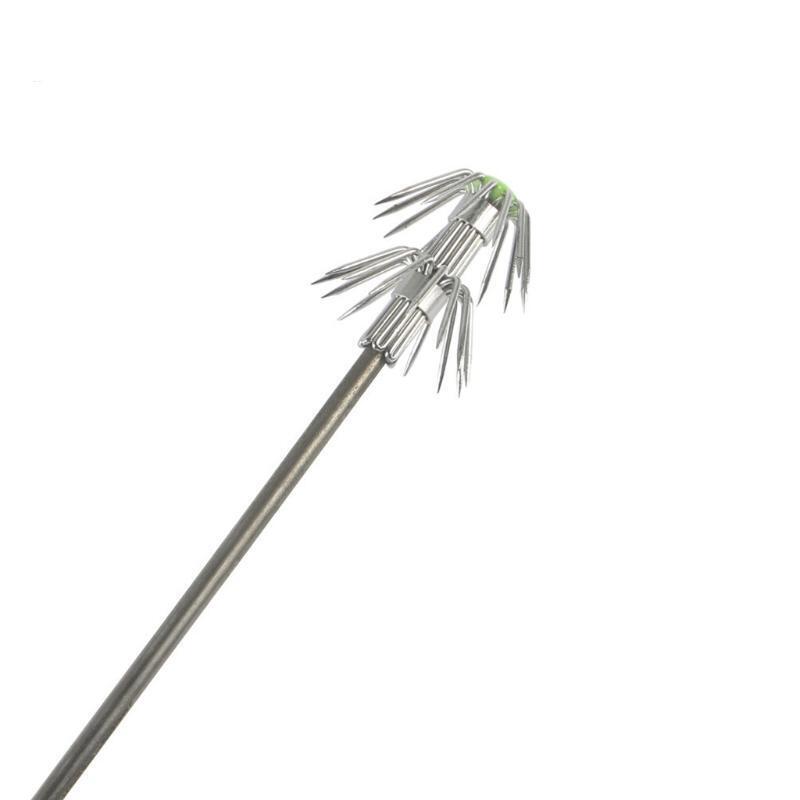 Stainless Steel Double Layers Umbrella Squid Octopus Jigging Fishing Hook Tackle