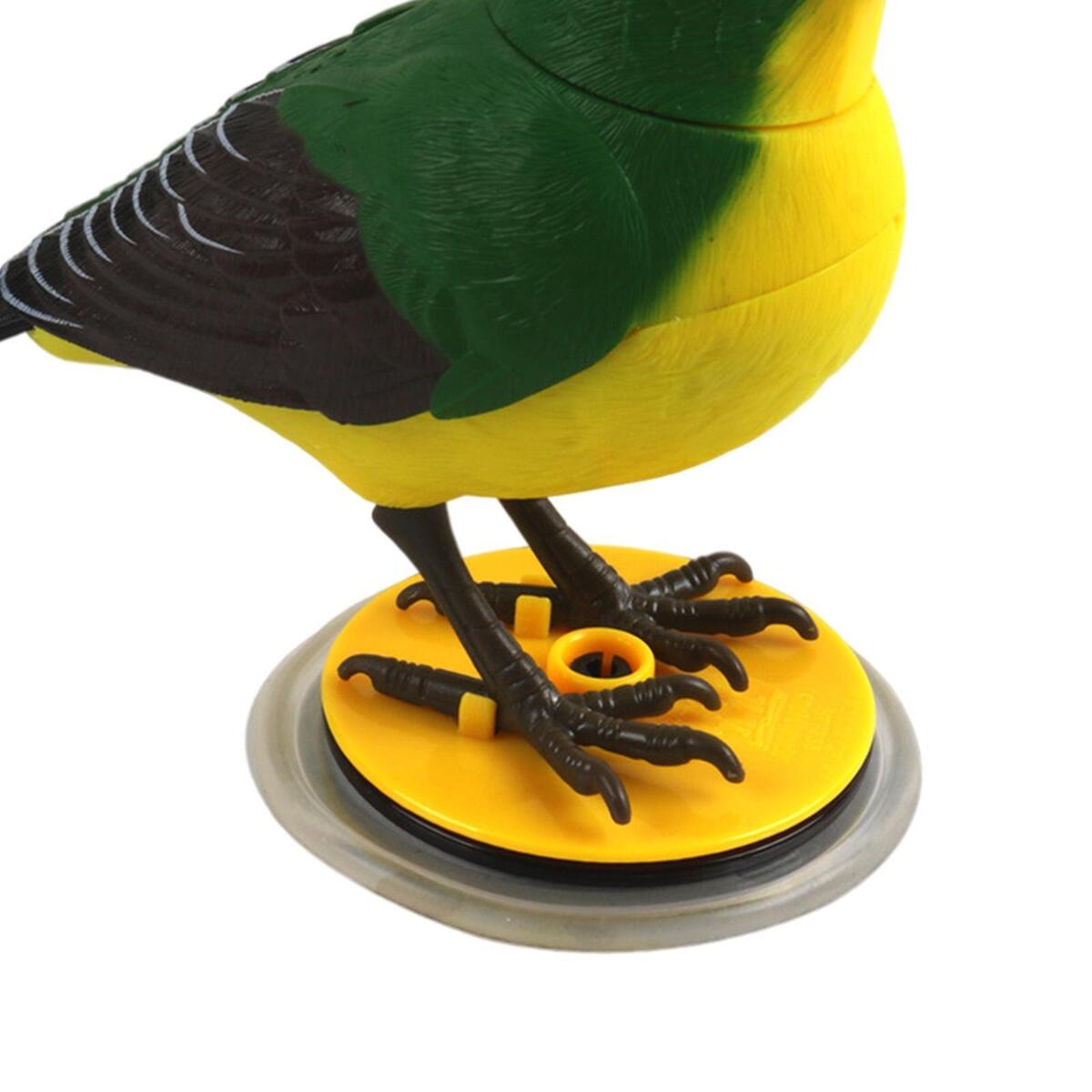 2 Pieces Activated Gifts Talking Parrot  Voice Control Singing Bird