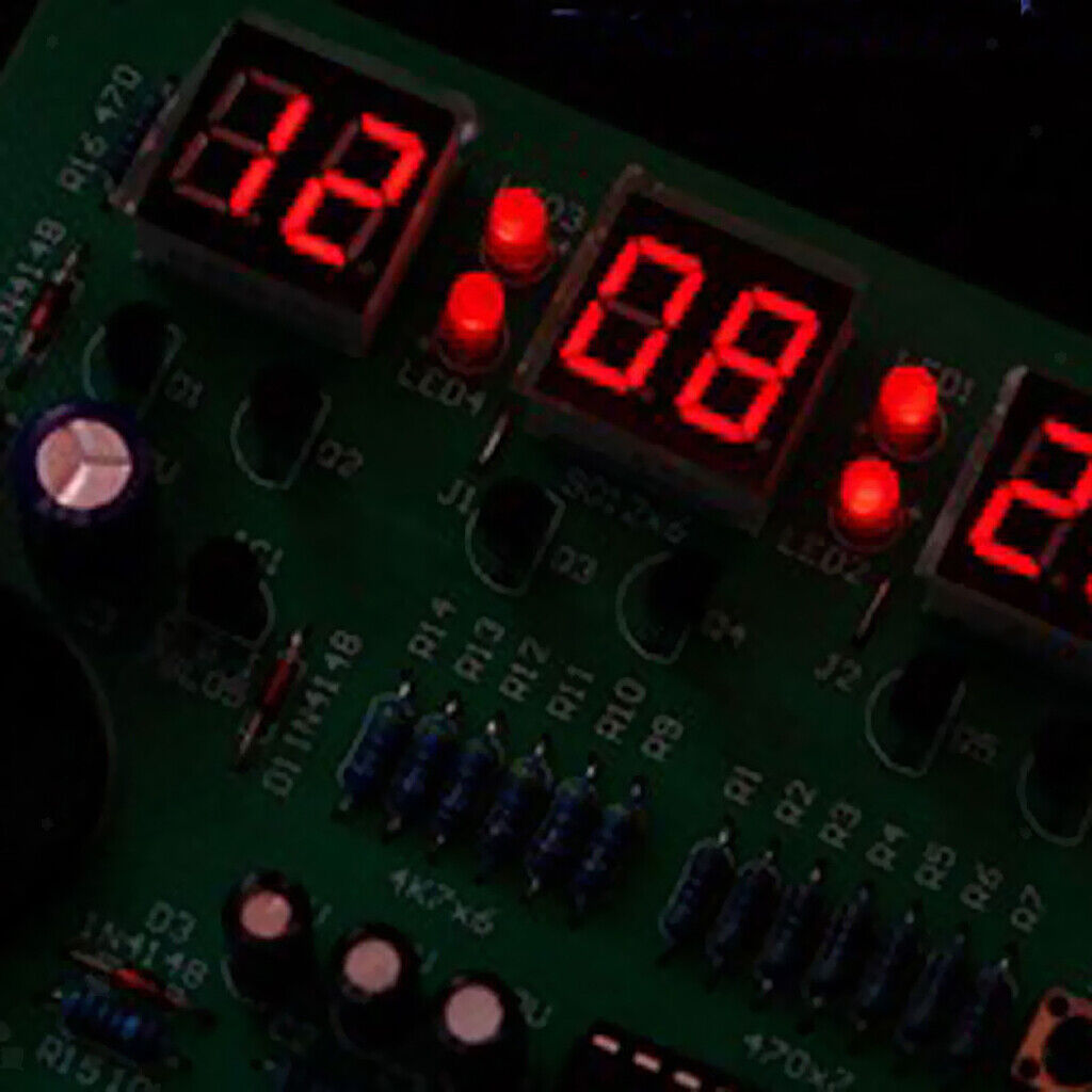 DIY PCB Electronic Clock   Board Set for 6  LED Clock