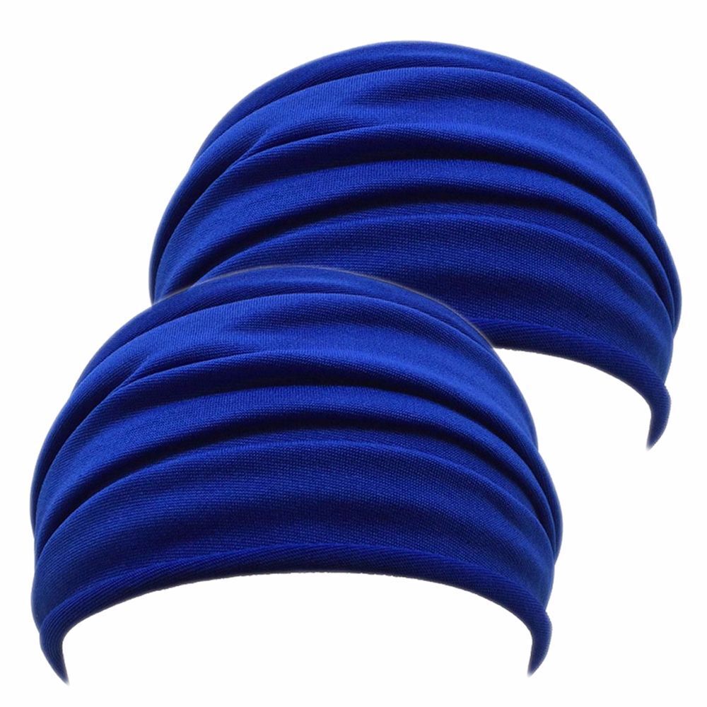 Sports Headband Turban Running Headwrap Fold Yoga Hairband Stretch Hair Band