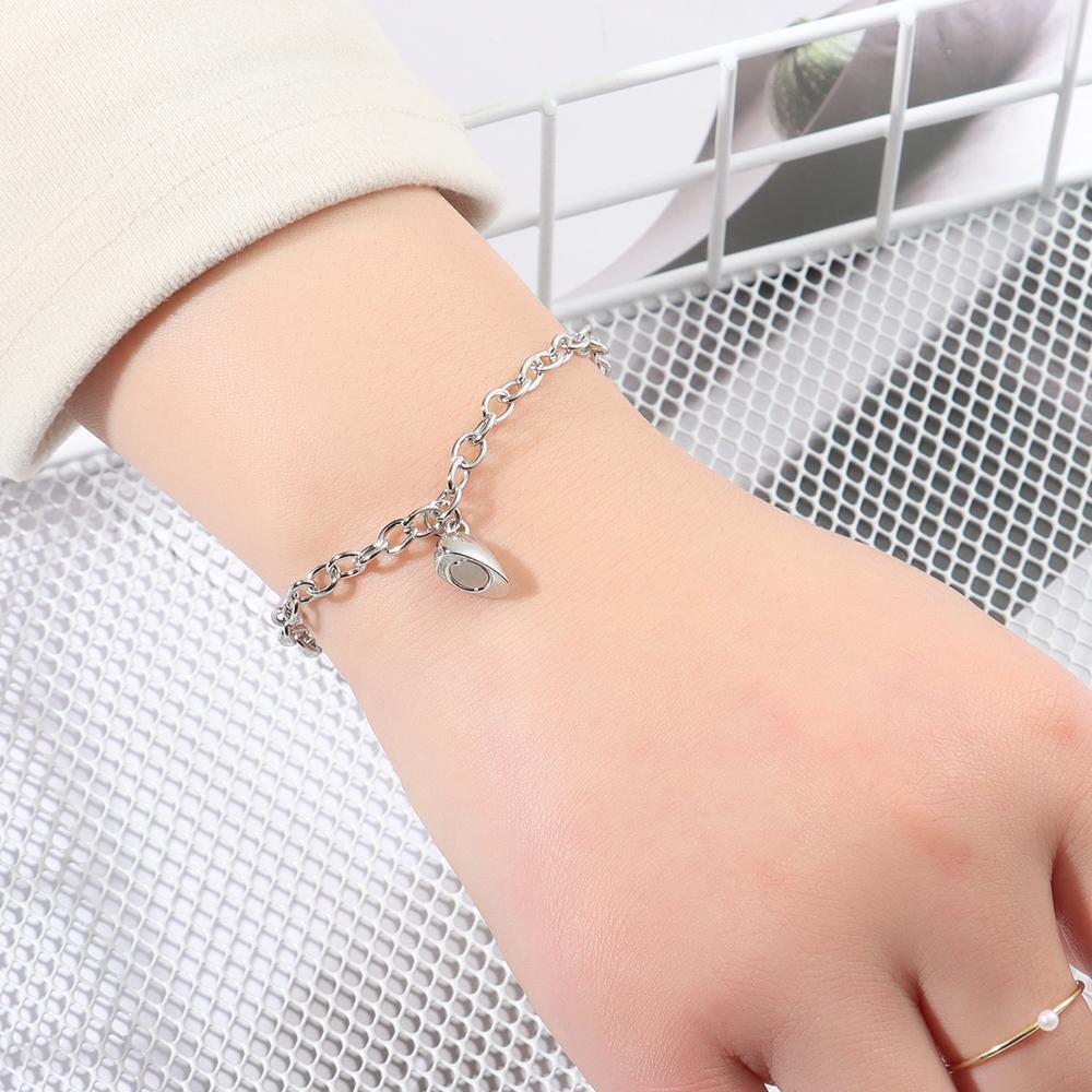 Charm Lover Chain Heart Bracelet Couples Bracelets Valentine's Day Jewelry