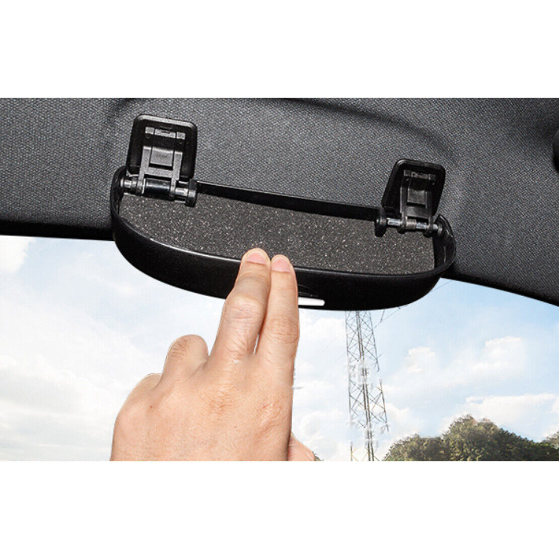 Car Sunglasses Case Storage Clip Holder Box Fit For A3 A4L A5 A6L A7 Q3 Q5 Q7