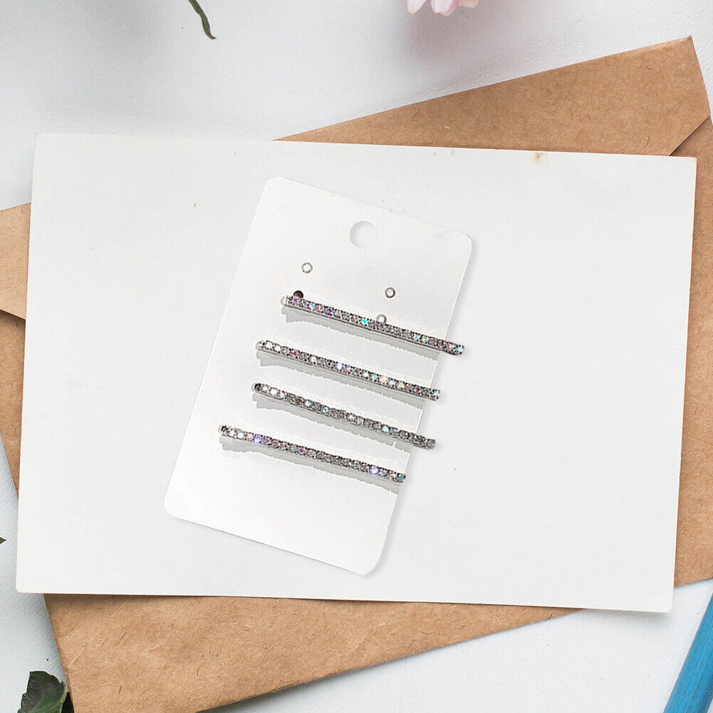 4pcs Rhinestone Hair Clip Simple Women Hairpins Barrettes Hair Ornaments