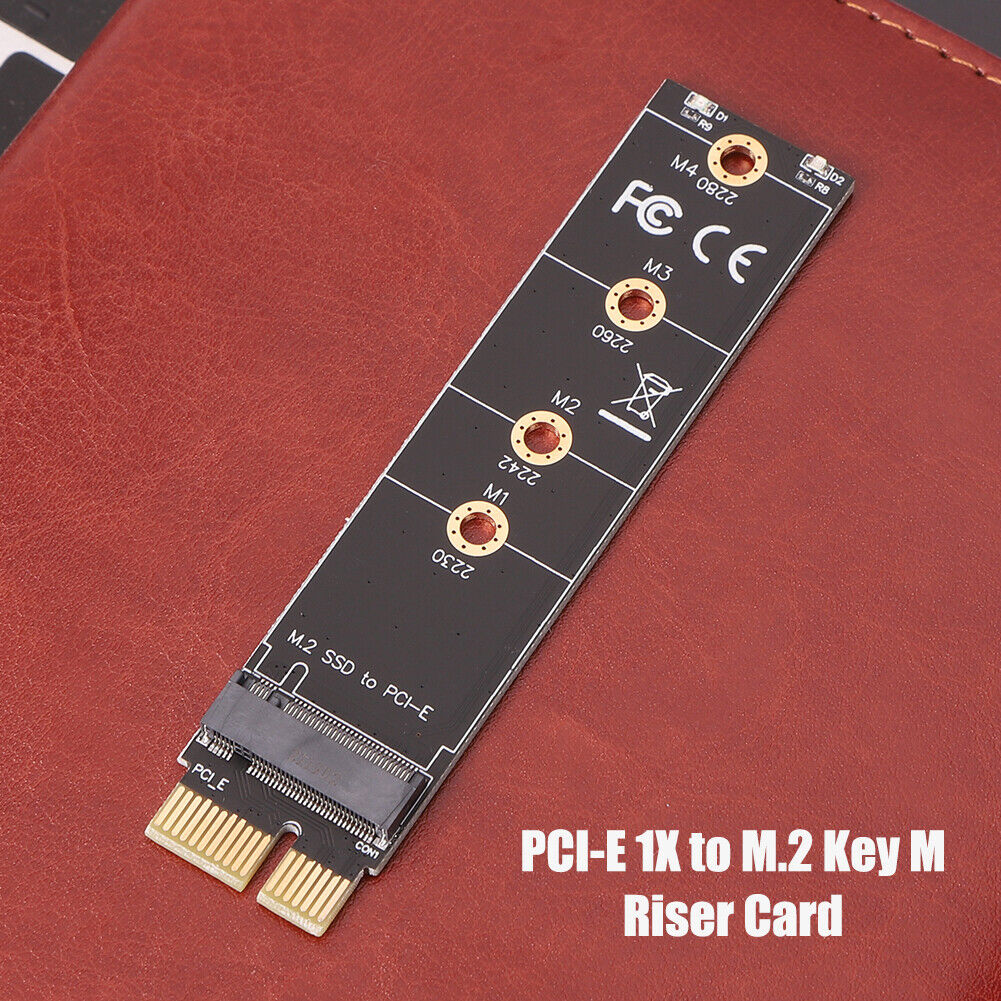 PCIE to M2 Adapter NVMe SSD M.2 PCIE X1 PM Key Hard Drive Reader Connectors