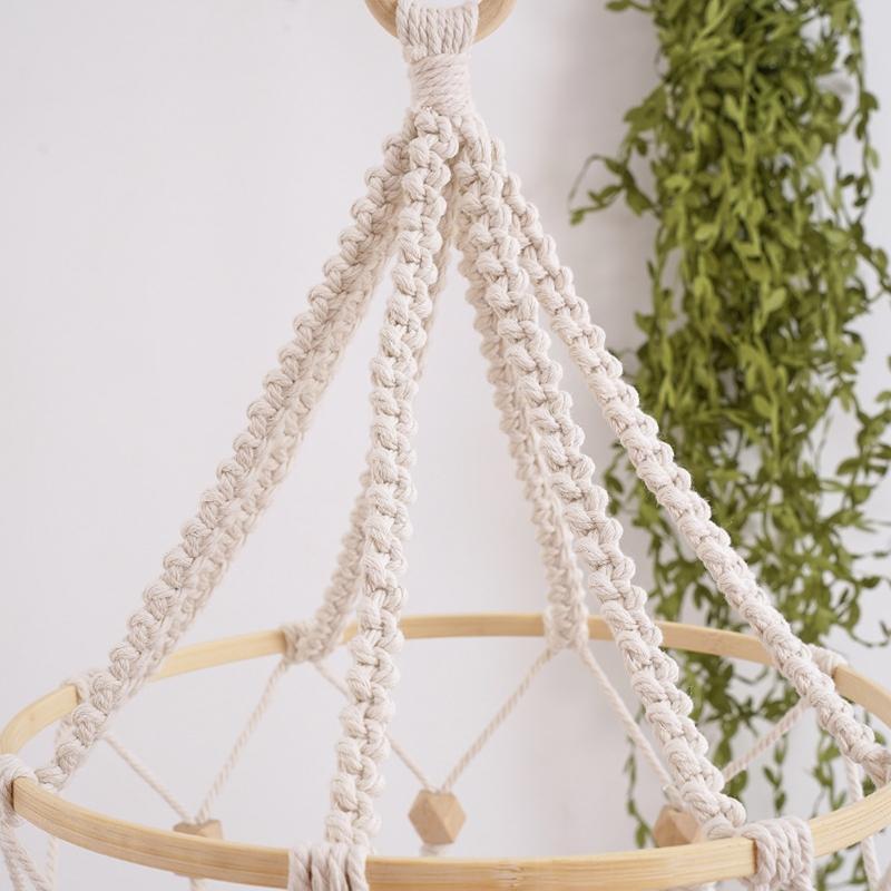 Bedroom Bedside Wall Decoration Leaves Tassel Hangings Photo Props for Children