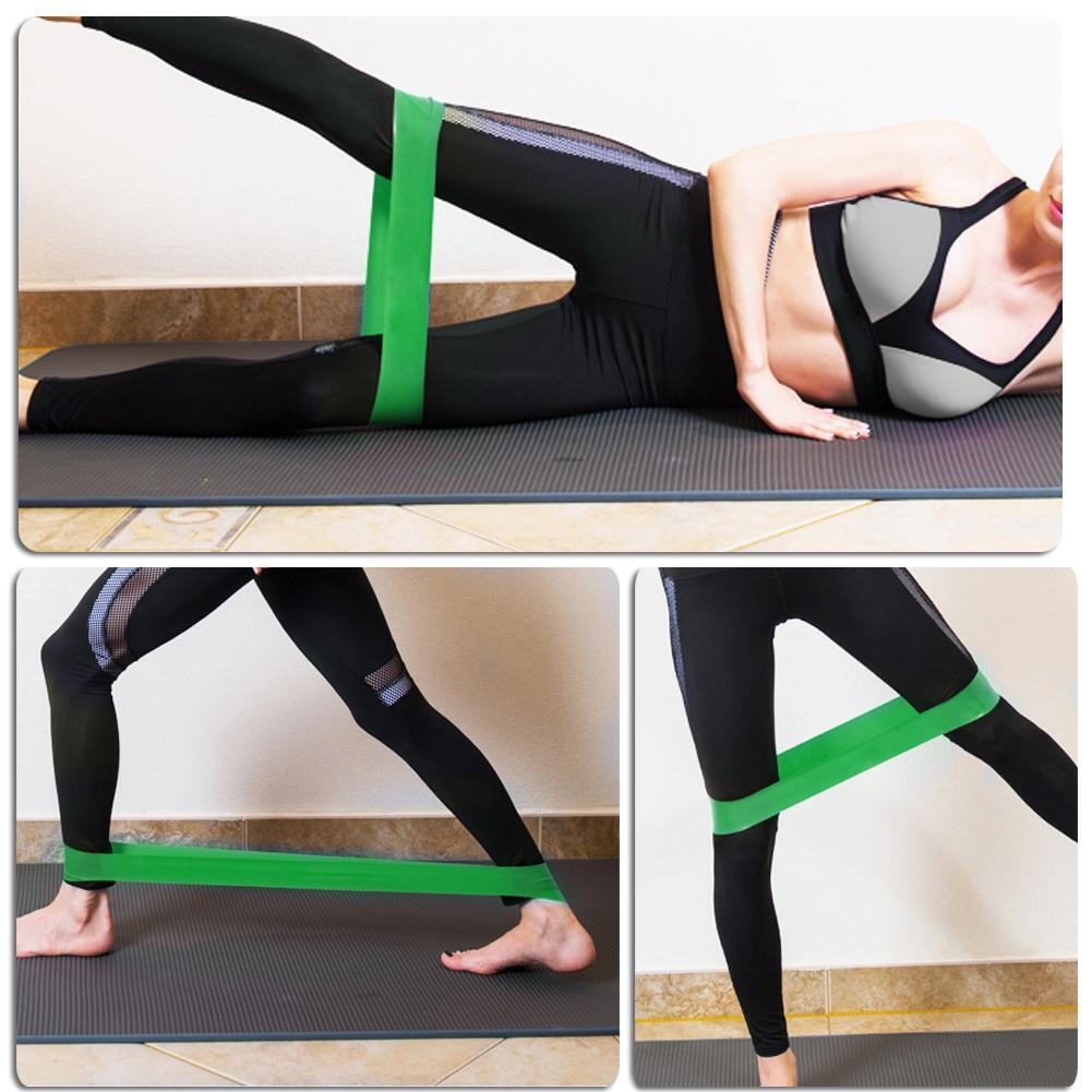 Elastic Natural Latex Tension Resistance Band Yoga Fitness Rubber Loop (D)