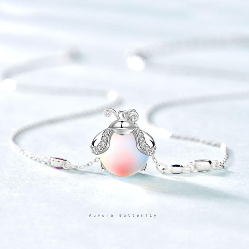 Firefly Necklace Female Ins Does Not Fade Couple Clavicle Chain Pendant Gift