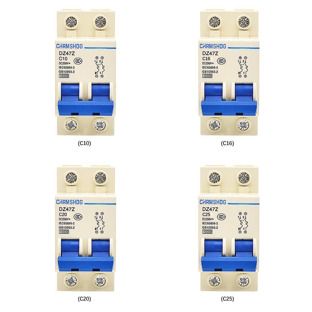 DZ47Z-63/2P Photovoltaic DC Circuit Breaker Protection Air SwitchX3(10A)