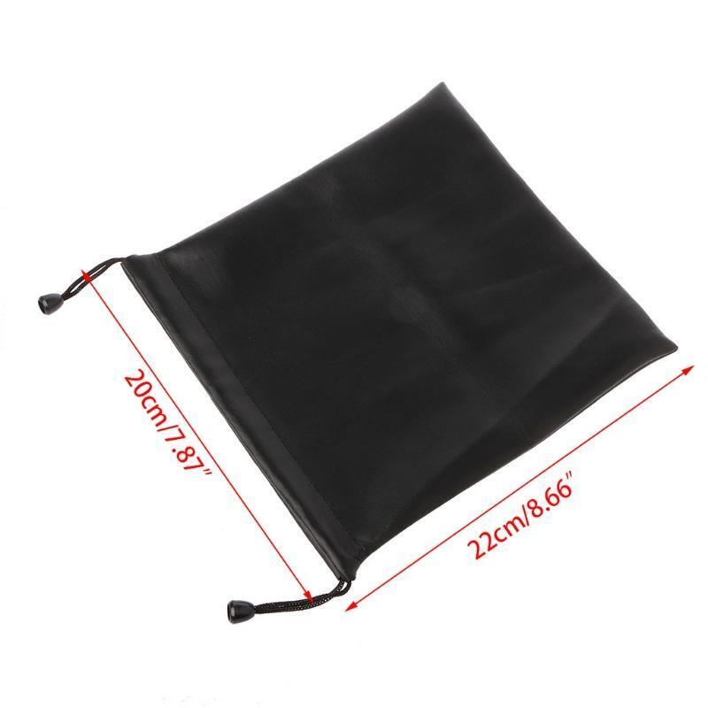 Black Large Capacity Storage PU Headphones Bags Carrying Bags for Big Headband