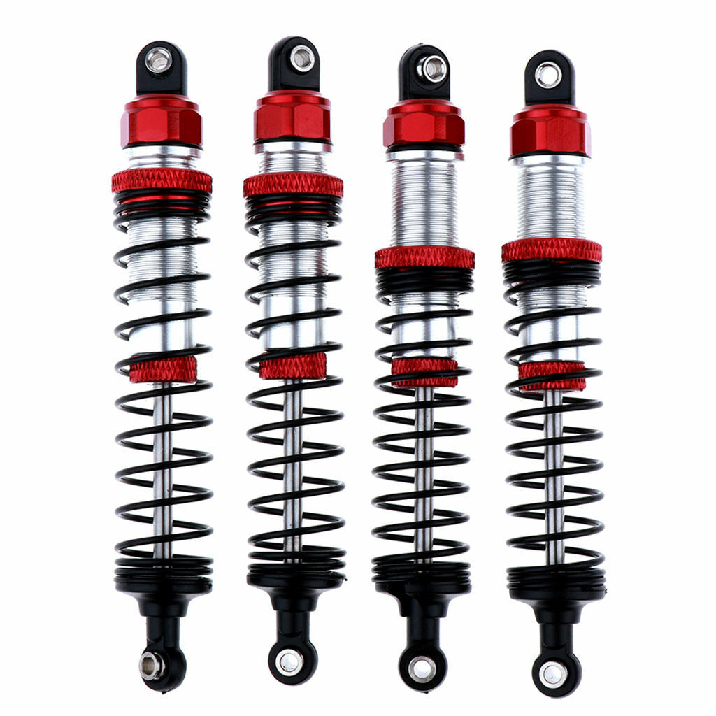 Assembled Springs Aluminum Oil Shocks Absorber  /10 RC Car  -4, 4pcs