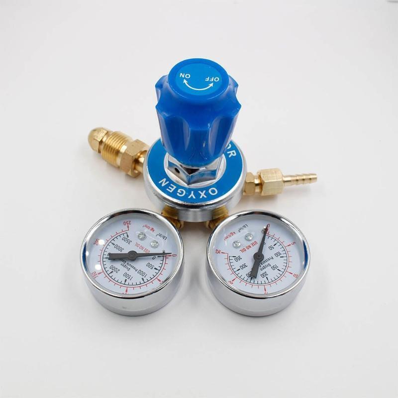 Oxygen Gas Regulator MIG TIG G5/8 Thread 0-25MPa Copper Pressure Flow Meter
