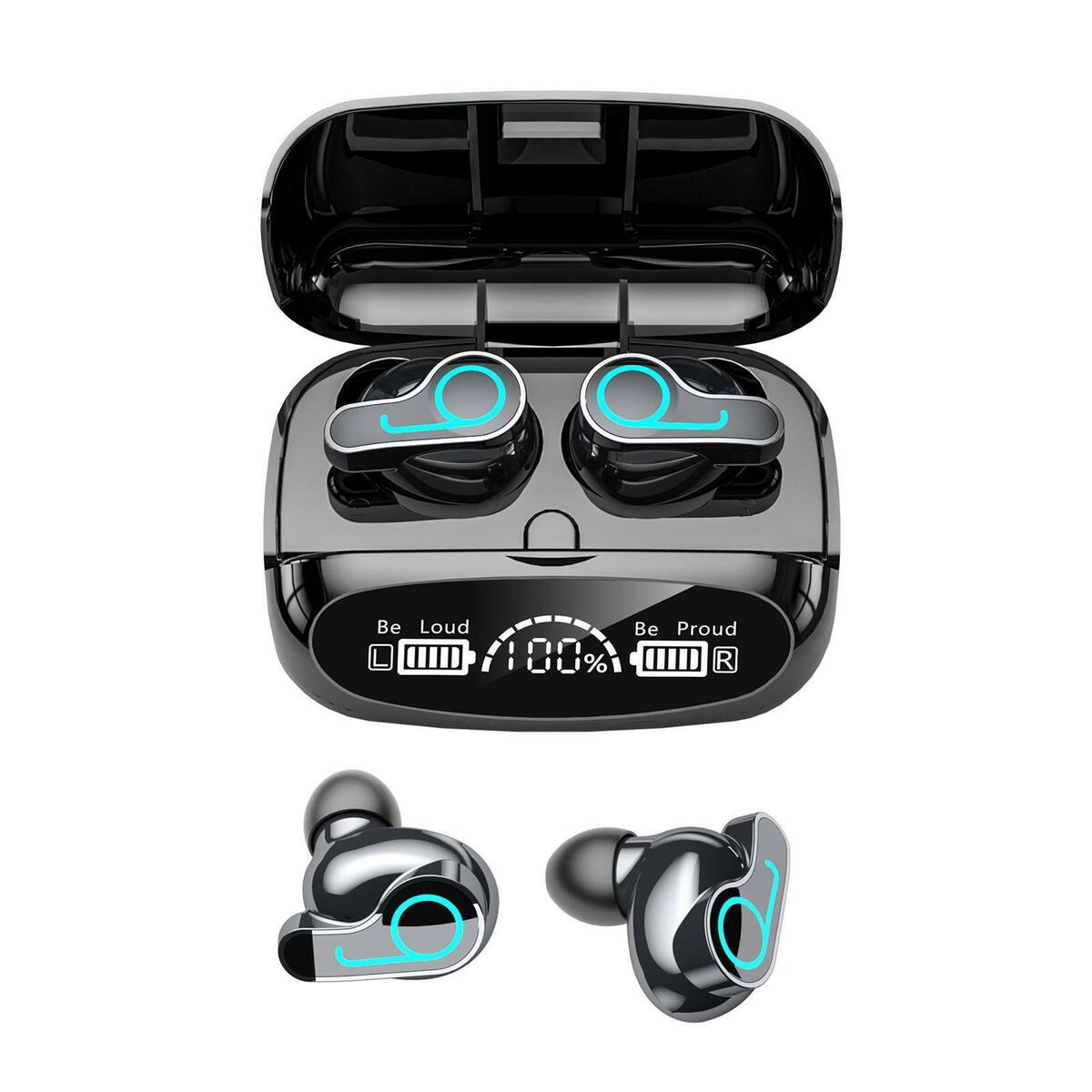 earplugs with Charging Case IPX7 Waterproof  2000mAh for Sports