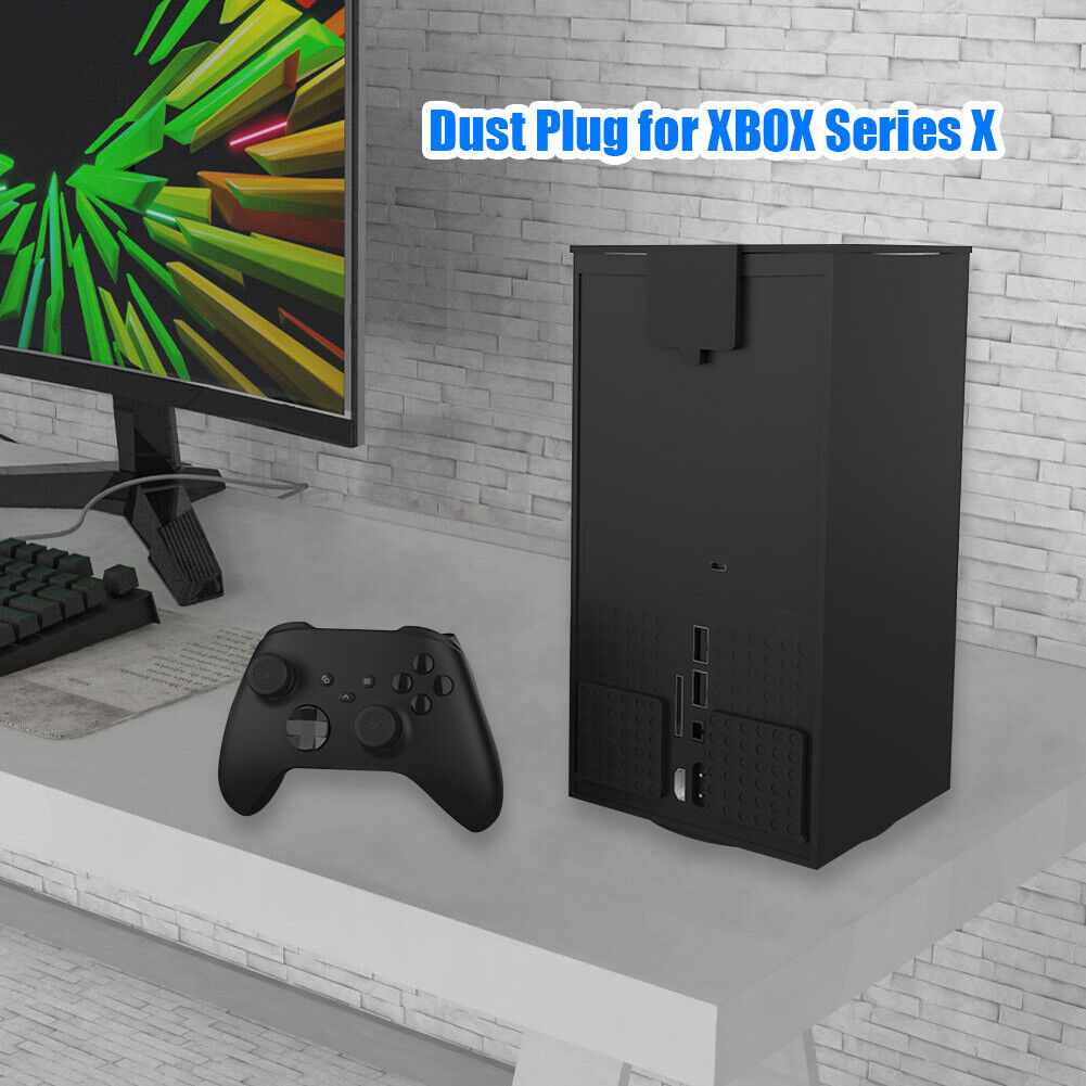 For Xbox Series X Game Console Silicone Dust Plugs + Controller Thumb Grips