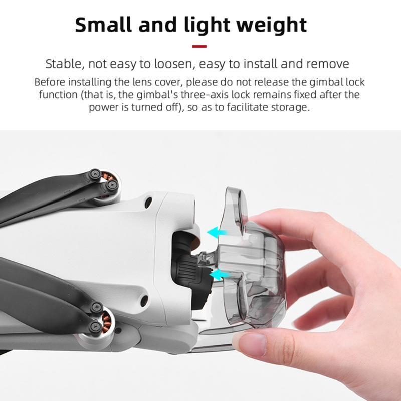 Protection Cover Case Translucent Camera Lens Cap for Mini 3 Pro Gimbal Drone