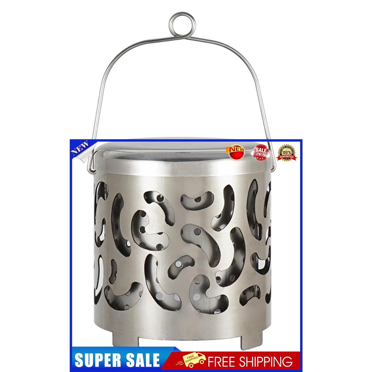 Camping Mini Heater Warming Stove Cover Tent Stainless Steel Heating Cover
