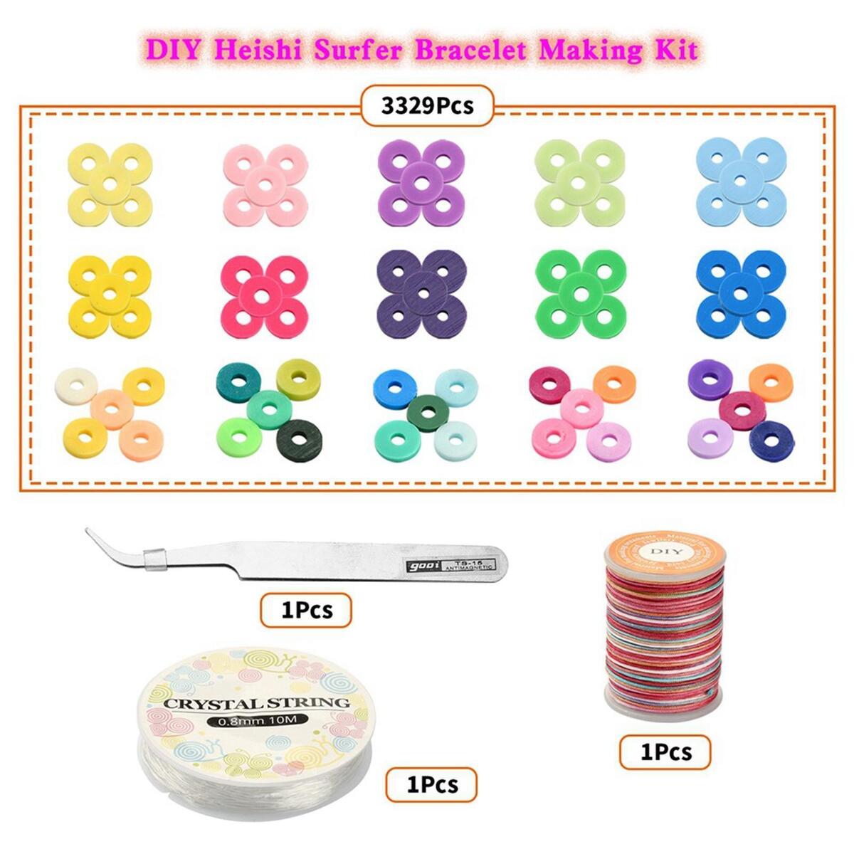 Polymer Clay Spacer  Jewellery Making Kit Clay  Kit