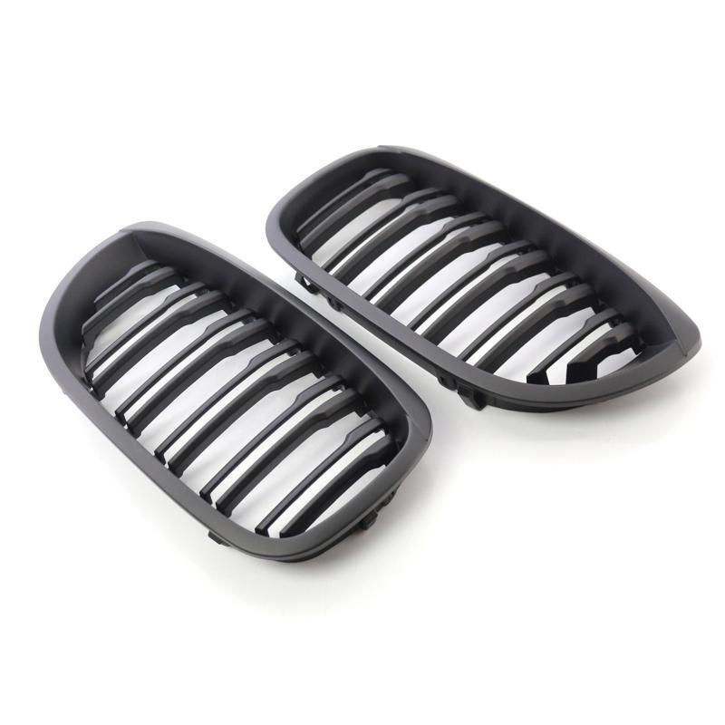2x For BMW3 Series E46 Coupe 2 Door 03-05 LCI Front Twin Bar Grilles 51137064317