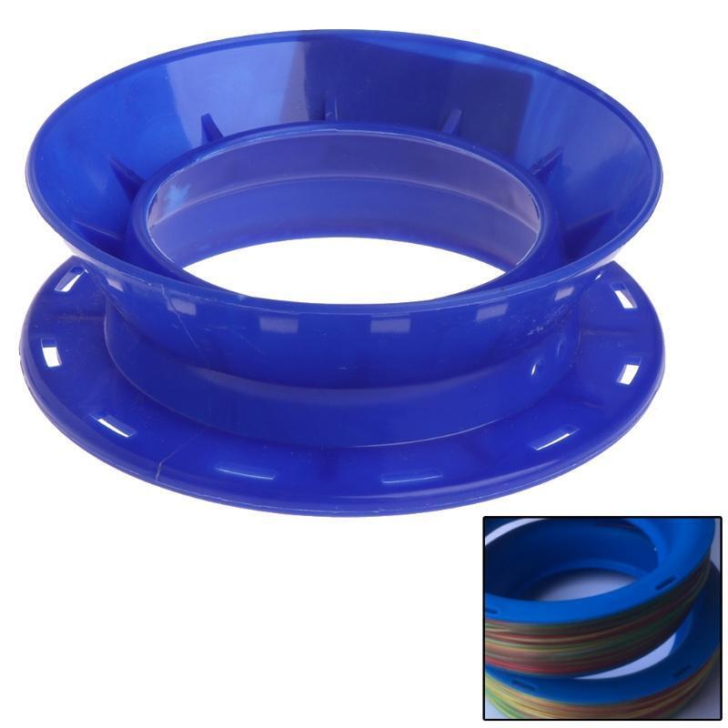 Fishing Line Coiling Plate Plastic Handle Wire Winding Circular Main Coil Board