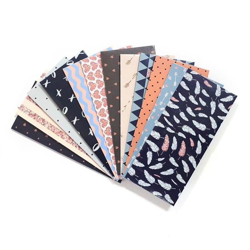 12 Pieces Small Floral Envelope Stationary Baby Shower Wedding Party Supplies