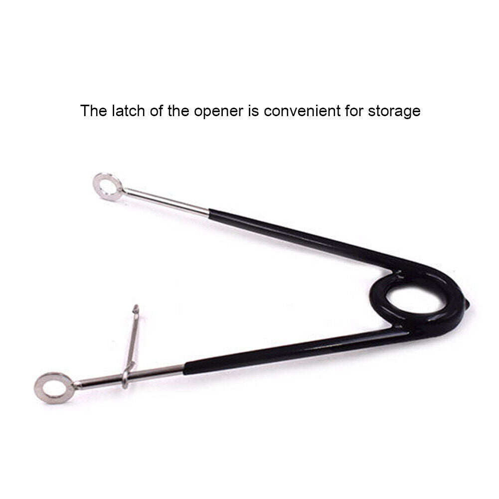 Portable Fish Mouth Opener + Jaw Spreader Hook Remove Kit Fishing Tackle