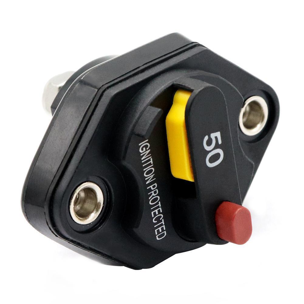 Car Truck Marine Manual Reset Circuit Breaker Waterproof DC 32V Fuse (50A)