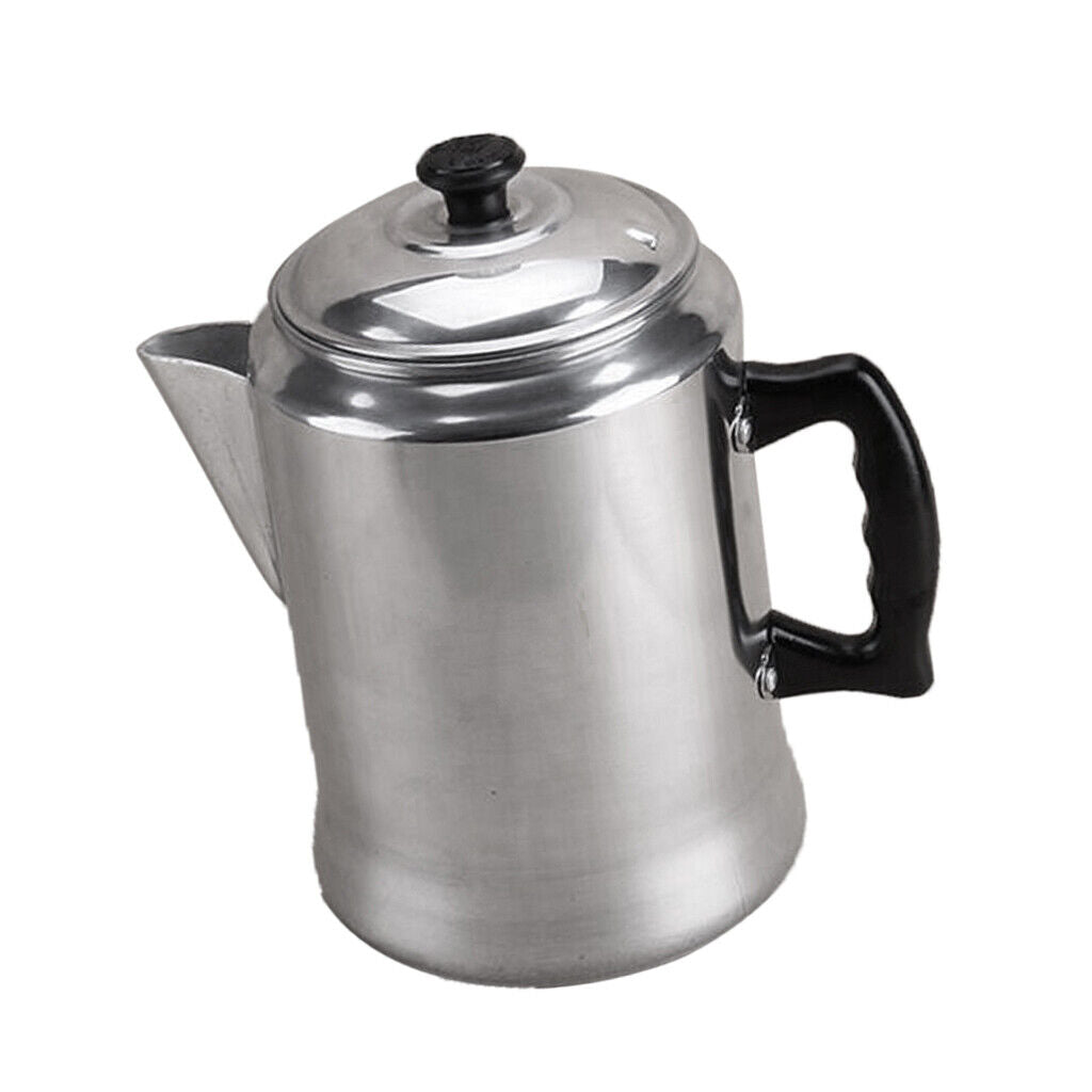 Aluminum Latte Coffee Percolator Pot  Tea Water Kettle Coffee Maker 3L