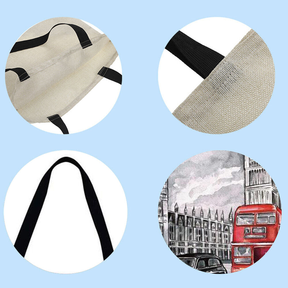 City landscape Printed Shoulder Shopping Bag Casual Large Tote Handbag