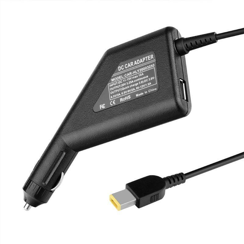 Car Auto Charger Power Supply Adapter Square USB 3.25A 20V for Laptop Phone