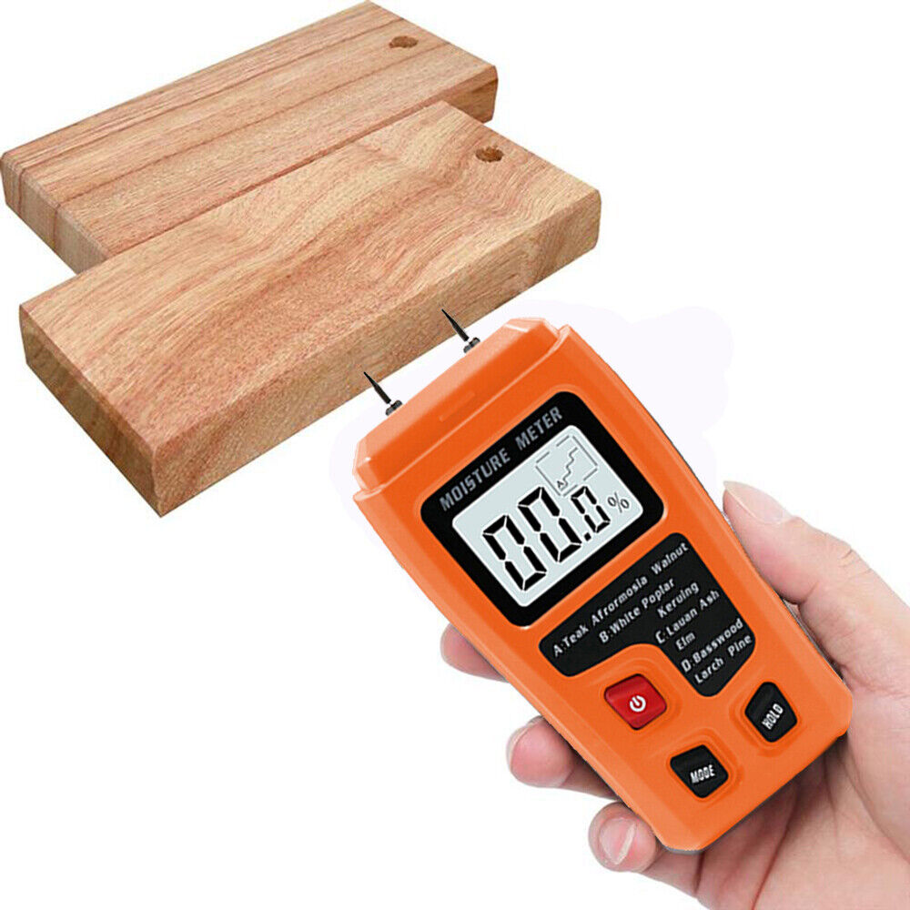 Industry Caravan Tester Moisture Detector Wood Humidity Damp Meter Digital LCD