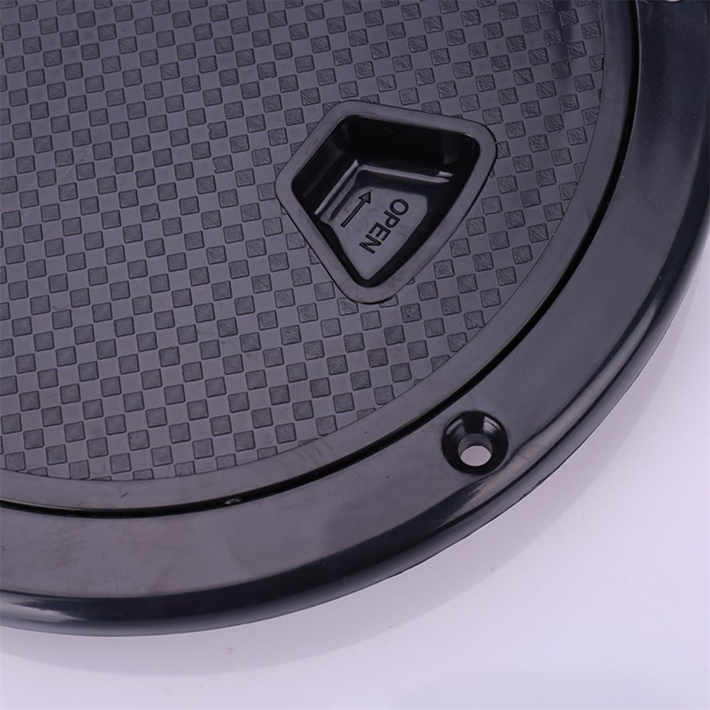 White Non-slip Round Access Hatch Deck Cover Lid Boat Marine Sailing Inspection