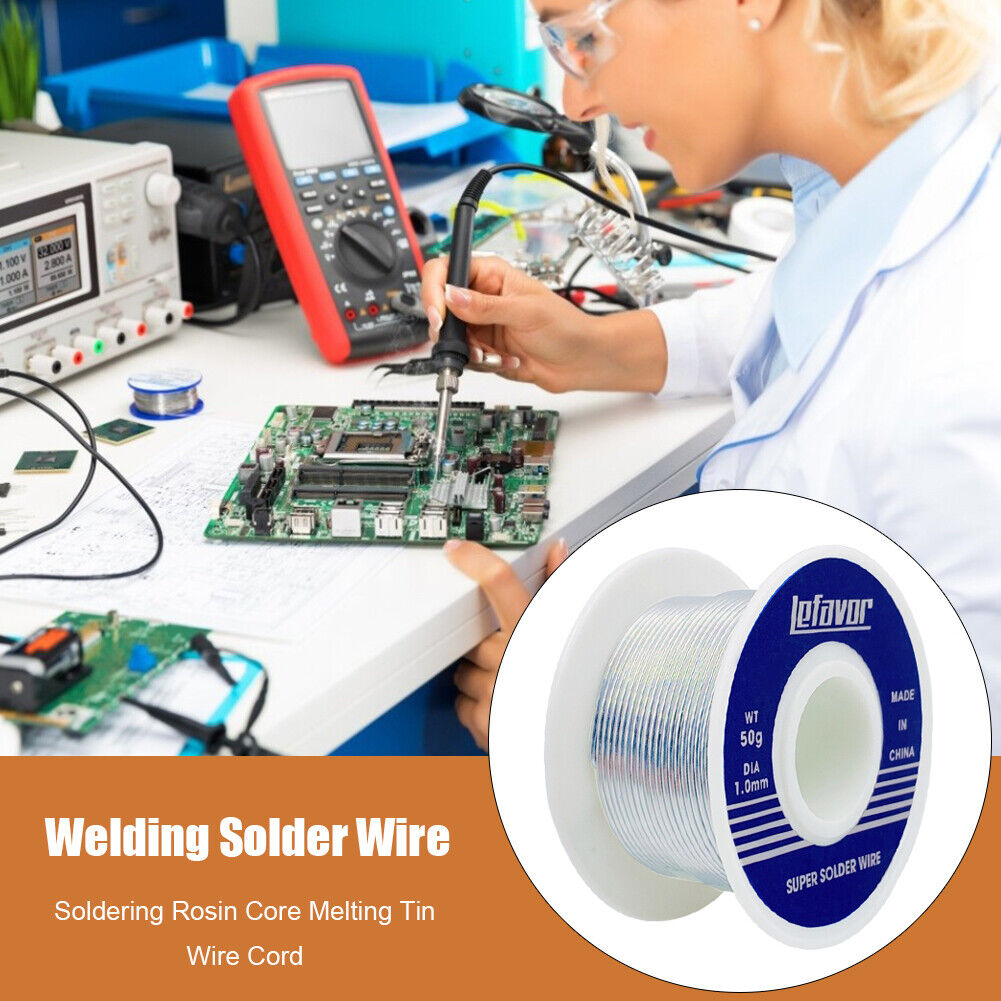 Welding Solder Wire Soldering Rosin Core Melting Tin Wire Cord (1.0mm)