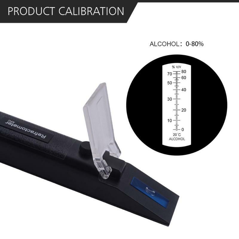 Portable Refractometer with ATC Hand Held 0~32? Specific Food Milk Fruit Tester