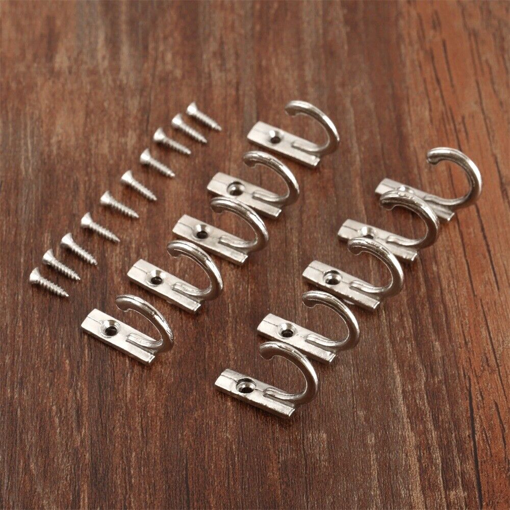 Cloth Hat Coat Key Towel Hangers Single Hooks Holder Home Cleaning Organization
