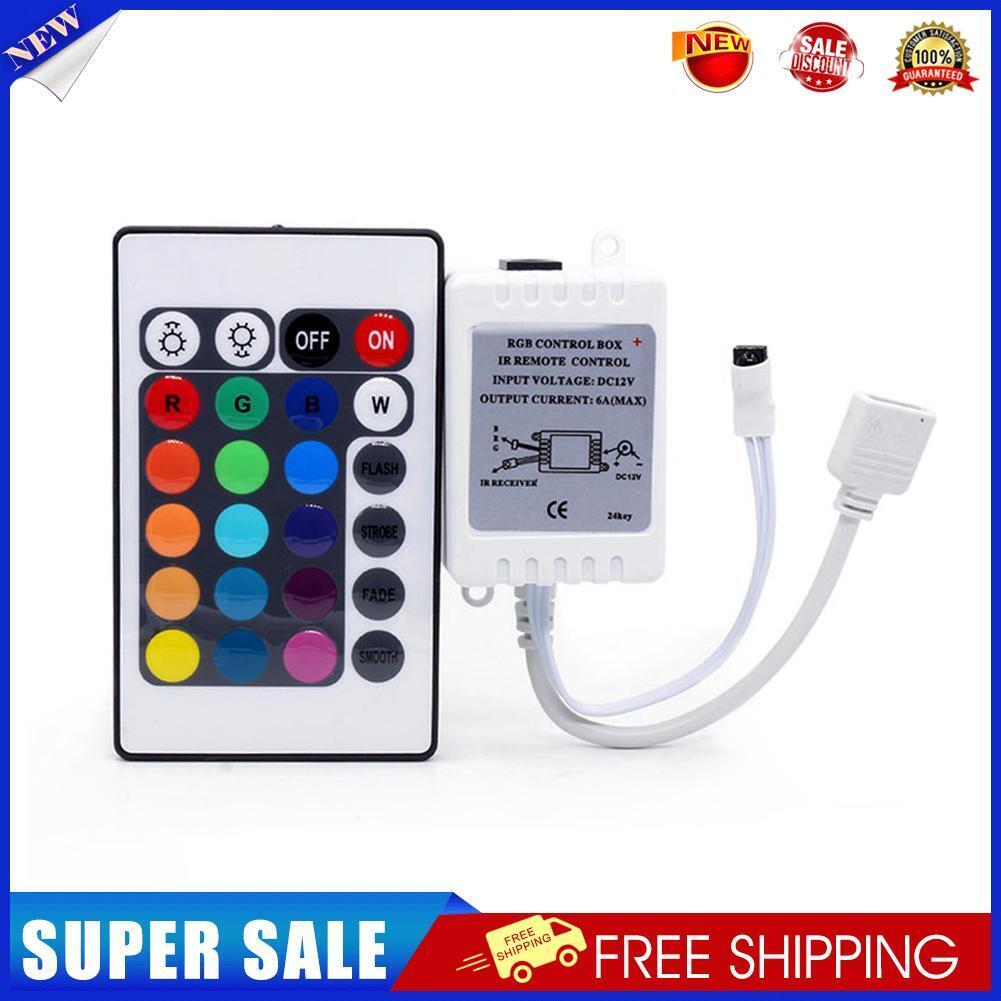 3pcs Key LED RGB Controller DC12V IR Remote Controller for LED Strip Lights