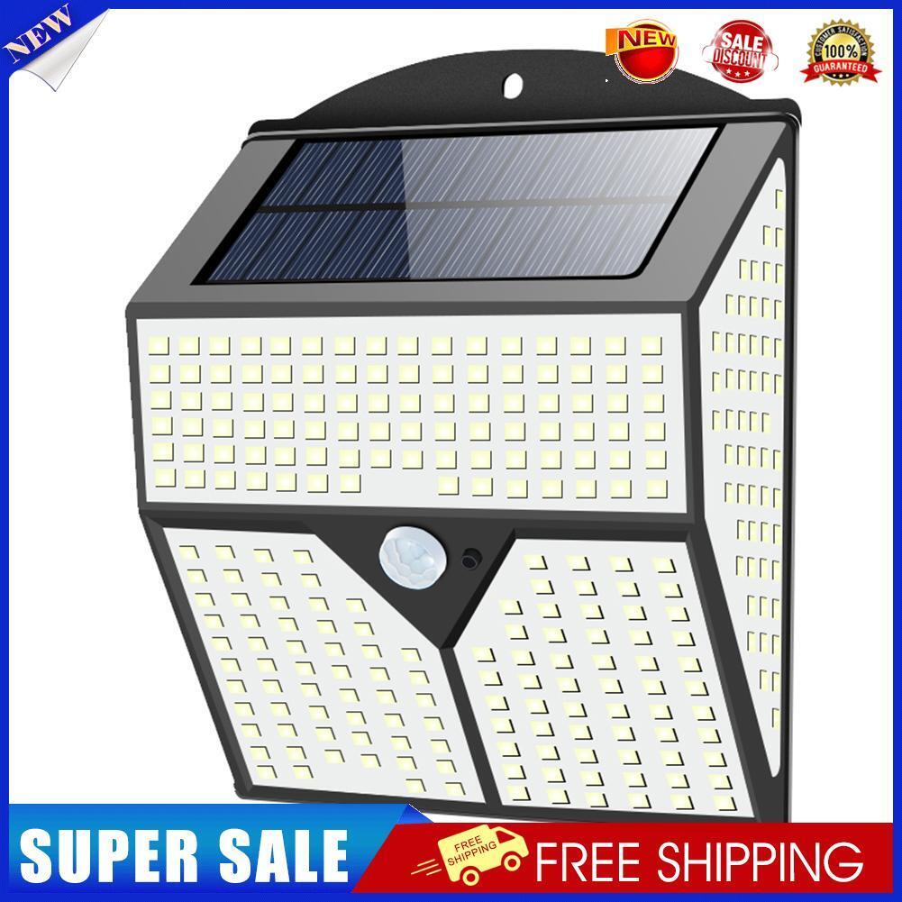 318 LED Solar Powered Lights Outdoor Wall PIR Motion Sensor Lamp (Single)